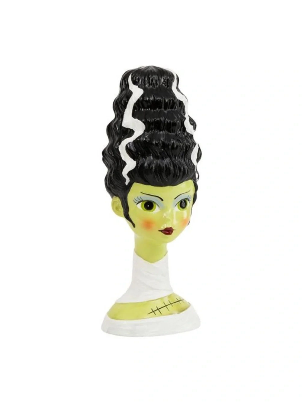 Bride Of Frankenstein Bust 15in Retro Halloween Decor VIRAL GOBLIN & GHOUL
